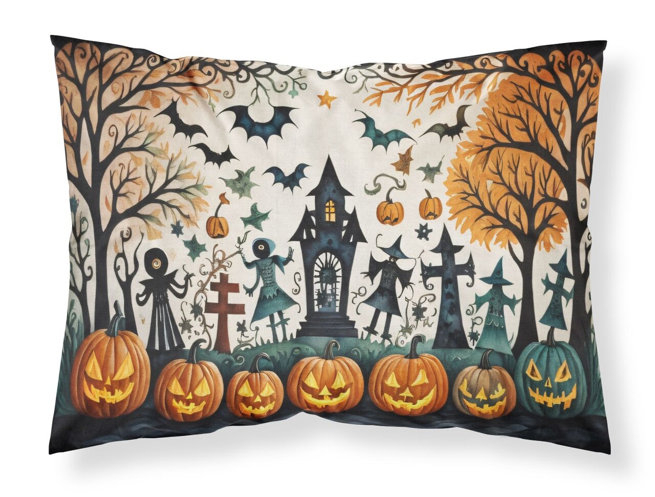 Papel Picado Skeletons Standard Pillowcase Lightweight Super Soft Decorative Artwork